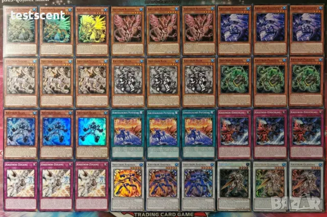 Yu-Gi-Oh! Crystron Deck тесте карти yugioh D-Hero готово за игра, снимка 2 - Колекции - 31102550