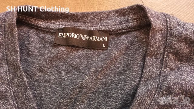 EMPORIO ARMANI T-Shirt размер L мъжка тениска 17-40, снимка 6 - Тениски - 53213847