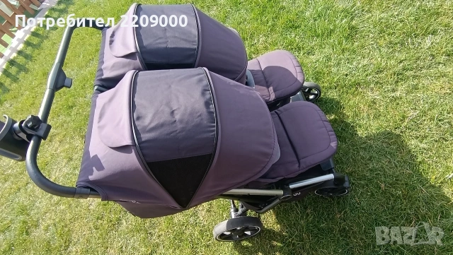 количка за близнаци Easy Go Echo, снимка 8 - Детски колички - 53935276