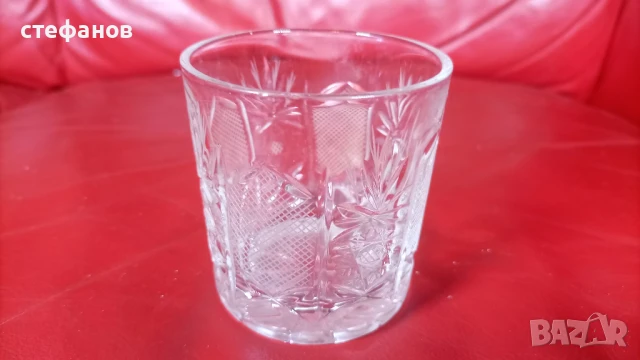 Кристални чаши за уиски, ръна гравюра, 6 бр, снимка 4 - Чаши - 50526404