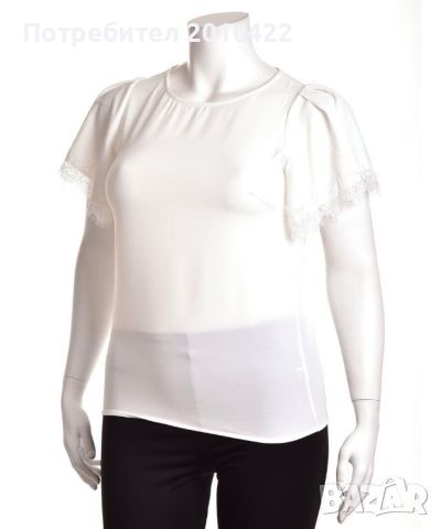 Нова бяла блуза, S (36), снимка 2 - Корсети, бюстиета, топове - 45919661