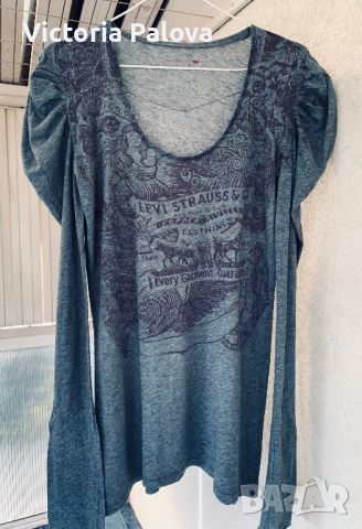 Тънка блуза vintage LEVI STRAUSS оригинал, снимка 1 - Блузи с дълъг ръкав и пуловери - 45211130