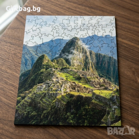 Дървен пъзел „Мачу Пикчу“