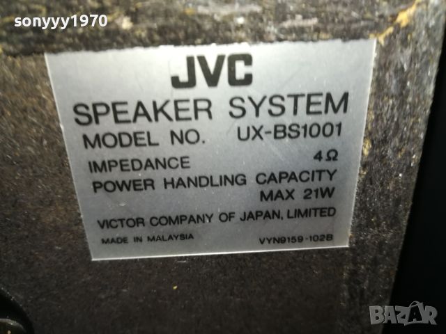 JVC UX-BS1001-2БР ТОНКОЛОНИ ОТ ГЕРМАНИЯ LNWC2407240858, снимка 14 - Тонколони - 46678606