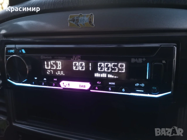 CD плеър за кола JVC KD-DB902BT, снимка 9 - Аксесоари и консумативи - 53866157