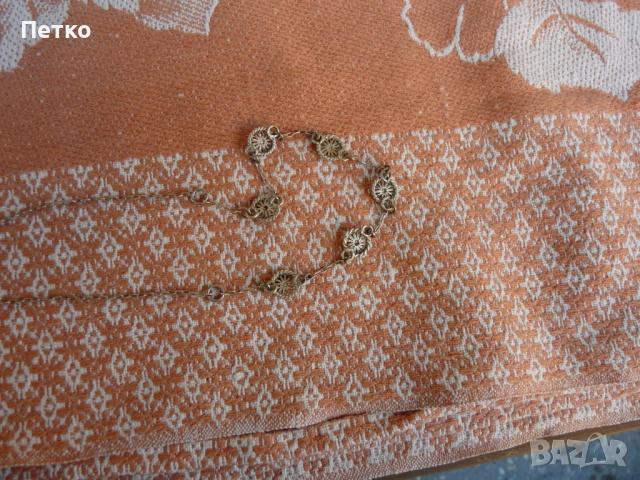 Старо сребърно колие, снимка 6 - Антикварни и старинни предмети - 53132414