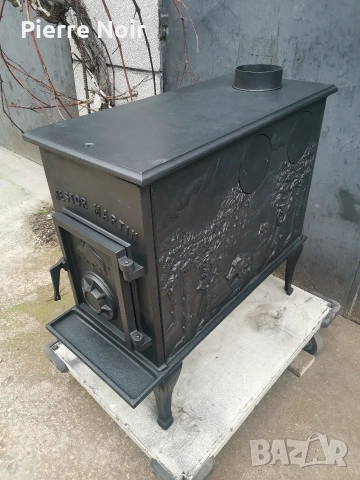Чугунена печка на дърва 