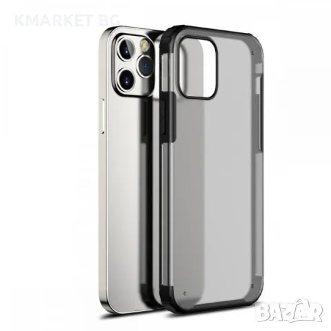 Калъф силикон Wlons Armor Мат /Черна рамка/ за iPhone 15 6.1 Баркод : 3126868, снимка 1 - Калъфи, кейсове - 46951591