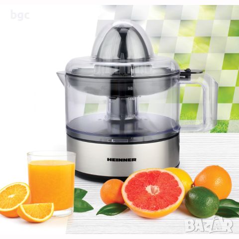 НОВА Сокоизстисквачка Heinner Limme C300SS, 30W, 500 мл, 2 конуса, Двоен филтър, Inox - 36 МЕСЕЦА ГА, снимка 2 - Сокоизстисквачки и цитрус преси - 46375365