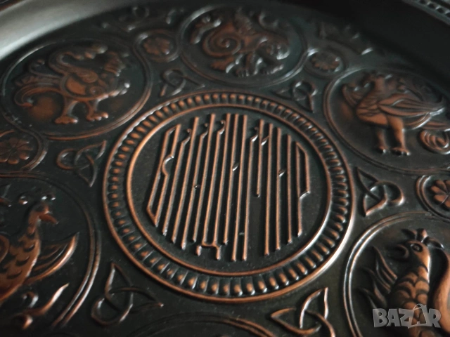 Медна чиния за стена " Владимир" СССР, снимка 2 - Други ценни предмети - 53068765