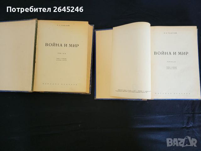 Воина и Мир  Л. Н. Толстой том 1-2-3-4, снимка 1 - Художествена литература - 46728632