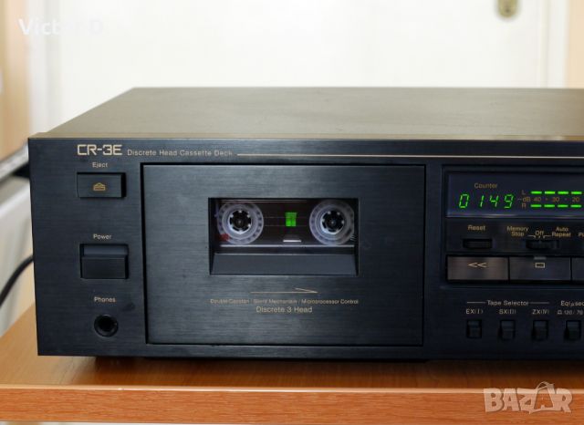 Nakamichi CR 3E - Триглав касетен дек, снимка 3 - Декове - 45622567