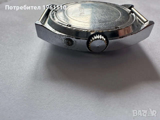 Мъжки механичен часовник Слава., снимка 4 - Антикварни и старинни предмети - 53694330