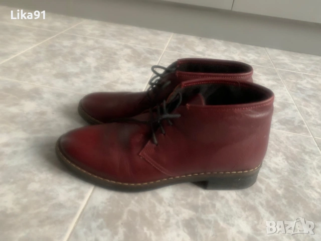 Продавам почти нови елегантни кожени италиански боти 38