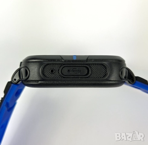 Нов Детски Смарт Часовник - Син Цвят, снимка 3 - Смарт гривни - 52923322