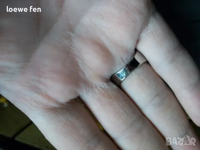 Сериозен мъжки правоъгълен пръстен неръждаема стомана!, снимка 4 - Пръстени - 49741329