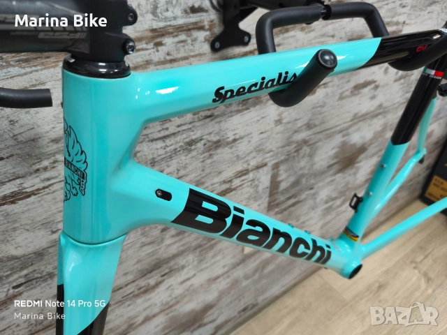 НОВ карбонов шосеен фреймсет Bianchi Specialissima CV | 55 , снимка 12 - Велосипеди - 42093997