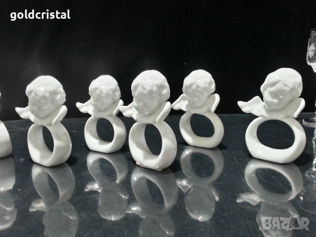 порцеланови салфетници ангелчета , снимка 6 - Антикварни и старинни предмети - 53226189