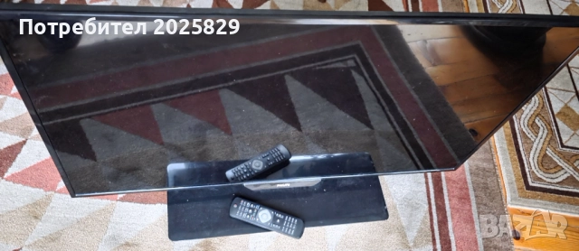 Телевизор Филипс с дистанционно,за ремонт или части,30лв, снимка 2 - Телевизори - 52693516