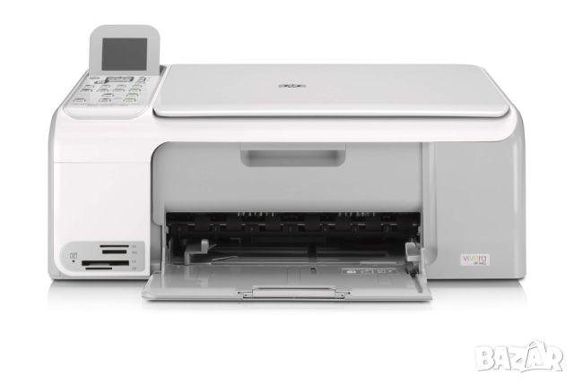 HP Photosmart C4180 All-in-One / цветен мастилоструен принтер скенер копир / състояние: отлично, снимка 14 - Принтери, копири, скенери - 45568584