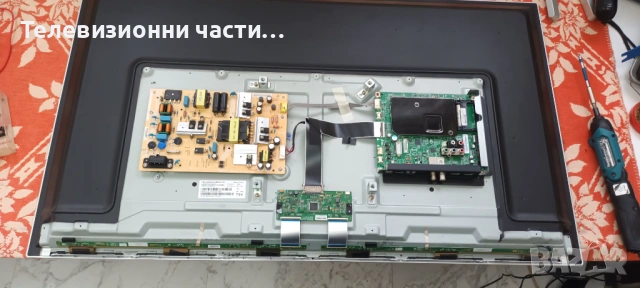 Philips 43PUS6554/12 със счупен екран TPT430U3-EGYSKA.G/ 715G9907-M01-B03-005G 703TQJPL004/6870C-076, снимка 3 - Части и Платки - 53338023
