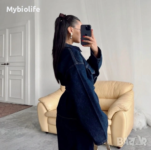 Дамски сет от деним, снимка 3 - Комплекти - 53206078