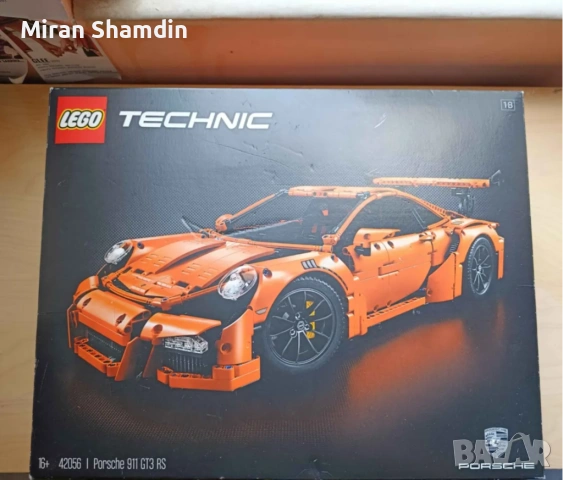 LEGO Technic 42056 Porsche 911 GT3 RS – 100% пълен, с кутия и книжка, снимка 6 - Колекции - 54011539