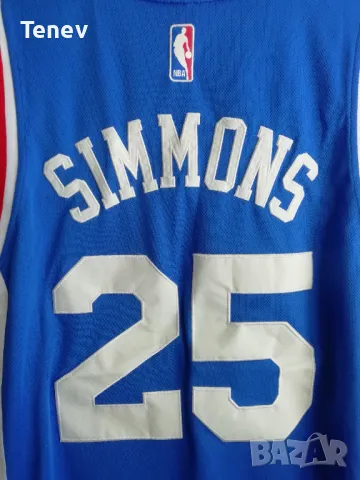 Philadelphia #25 Simmons Adidas оригинален потник Филаделфия NBA , снимка 3 - Тениски - 46820836