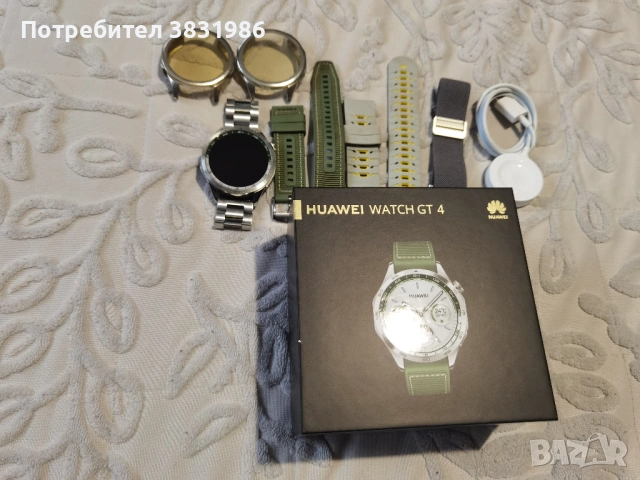 Продавам часовник Huawei WatchGT 4 , снимка 6 - Смарт гривни - 53172020