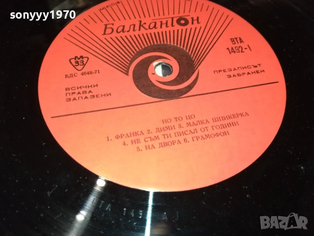 НО ТО ЦО 0211251925, снимка 12 - Грамофонни плочи - 52266687