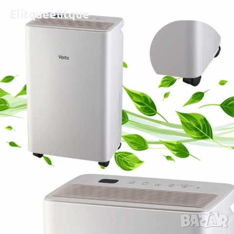 Обезвлажнител Voltz, за помещения до 45 м², LED дисплей, Таймер, Йонизатор, снимка 3 - Други - 50100122