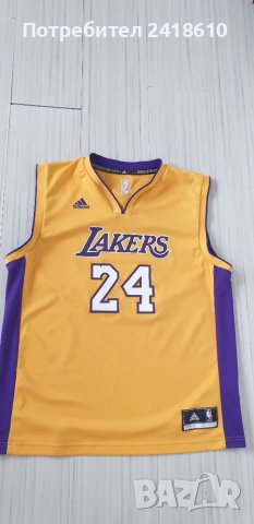 Adidas NBA Lakers Kobe Bryant #24  Mens Size L ОРИГИНАЛ! МЪЖКИ Баскетболен ПОТНИК!