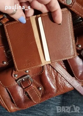 Винтидж аутлет! / Две Чанти от естествена кожа "Jucy Couture", "Adax" / genuine leather , снимка 18 - Чанти - 43360340