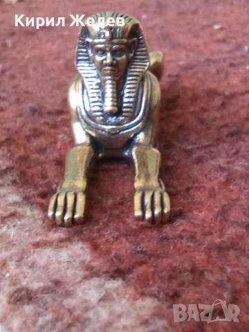 Малка бронзова фигурка на сфинкс 54253, снимка 8 - Колекции - 53752528