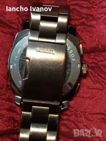 Часовник фосил оригинален в много добро състояние, снимка 2 - Мъжки - 53808348