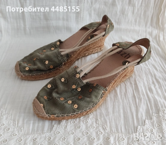 Сандали - еспадрили 38ми номер, снимка 4 - Сандали - 53885805