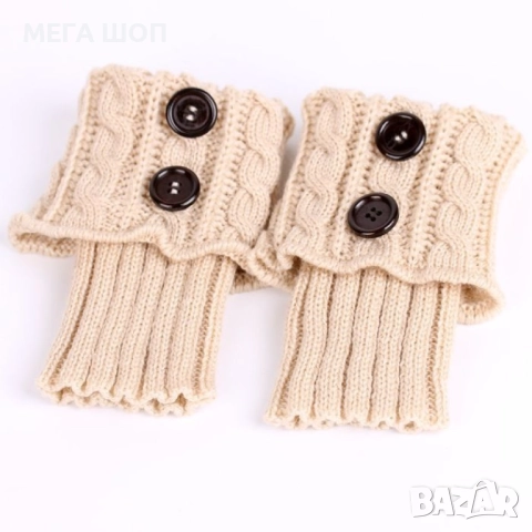 Дамски вълнени плетени гети без пръсти, различни цветове, снимка 8 - Други - 52641196