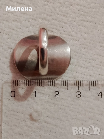 Сребърен пръстен , снимка 6 - Пръстени - 52851443