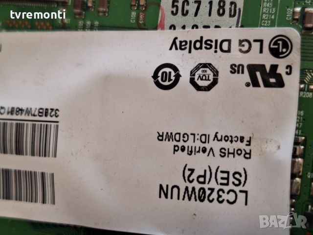 T-CON 6870C-0318B 6871L-2187B for 32inc DISPLAY LC320WUN-SEP2, снимка 3 - Части и Платки - 46657891