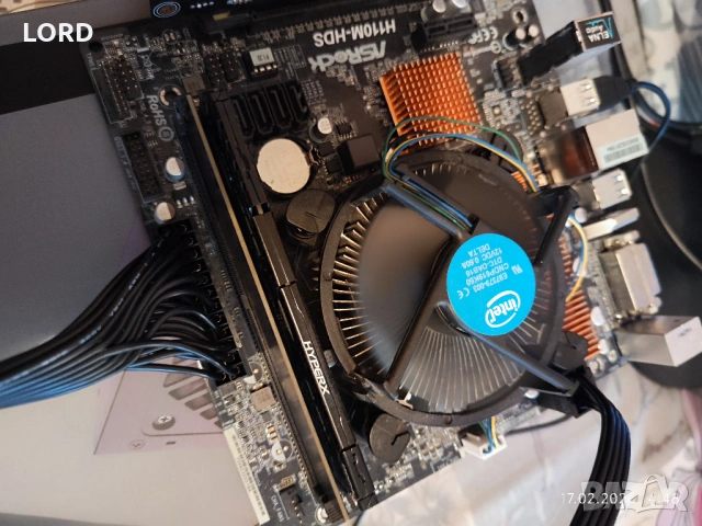 Комплект Intel i5 7500t, Asrock H110M HDS, RAM 8GB DDR4, снимка 2 - Процесори - 52456835