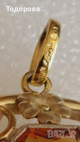 Медальони- златно 14к Американско дубле, снимка 6 - Колиета, медальони, синджири - 50362881