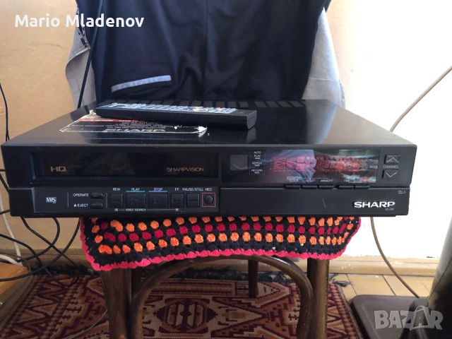 Видео рекордер Sharp VC-781 vhs, снимка 6 - Плейъри, домашно кино, прожектори - 51526084