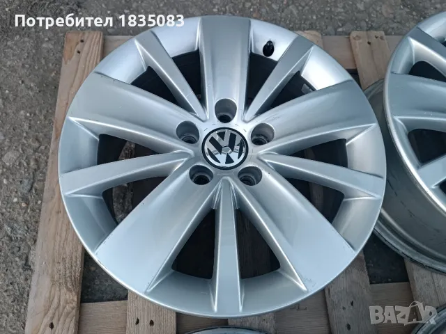 Леги джанти 16ки 5х112 VW, снимка 4 - Гуми и джанти - 48664564