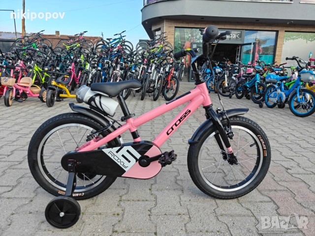 CROSS Алуминиев велосипед 16" ROXY розов, снимка 12 - Велосипеди - 53980807