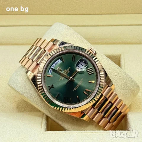 Rolex Day Date President Gold Green Roman Dial 