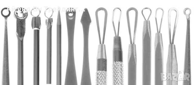 Комплект от 7 броя козметични лъжички за премахване на черни точки, снимка 3 - Козметика за лице - 51328519