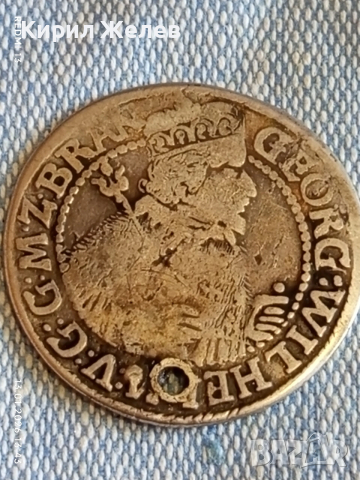 Сребърна монета 1623г. Кьонигсберг Орт Георг Вилхелм Източна Прусия 52935, снимка 5 - Нумизматика и бонистика - 53084718