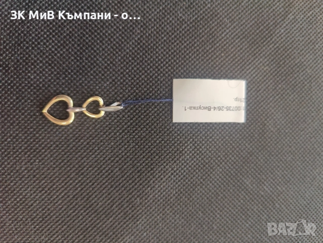 Златна висулка 1.21гр 14 к , снимка 3 - Колиета, медальони, синджири - 53324248