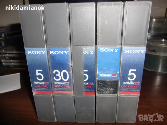 Продавам професионални видеокасети SONY BETACAM, снимка 1 - Плейъри, домашно кино, прожектори - 48683051