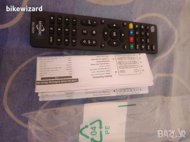 MYHGRC RC-G009 универсално дистанционно управление за телевизори и DVDсъвместимо с всички марки НОВО, снимка 1